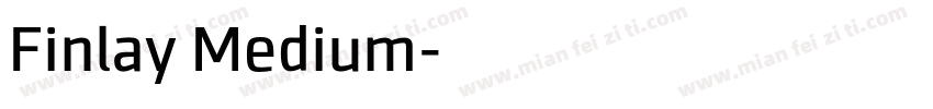 Finlay Medium字体转换